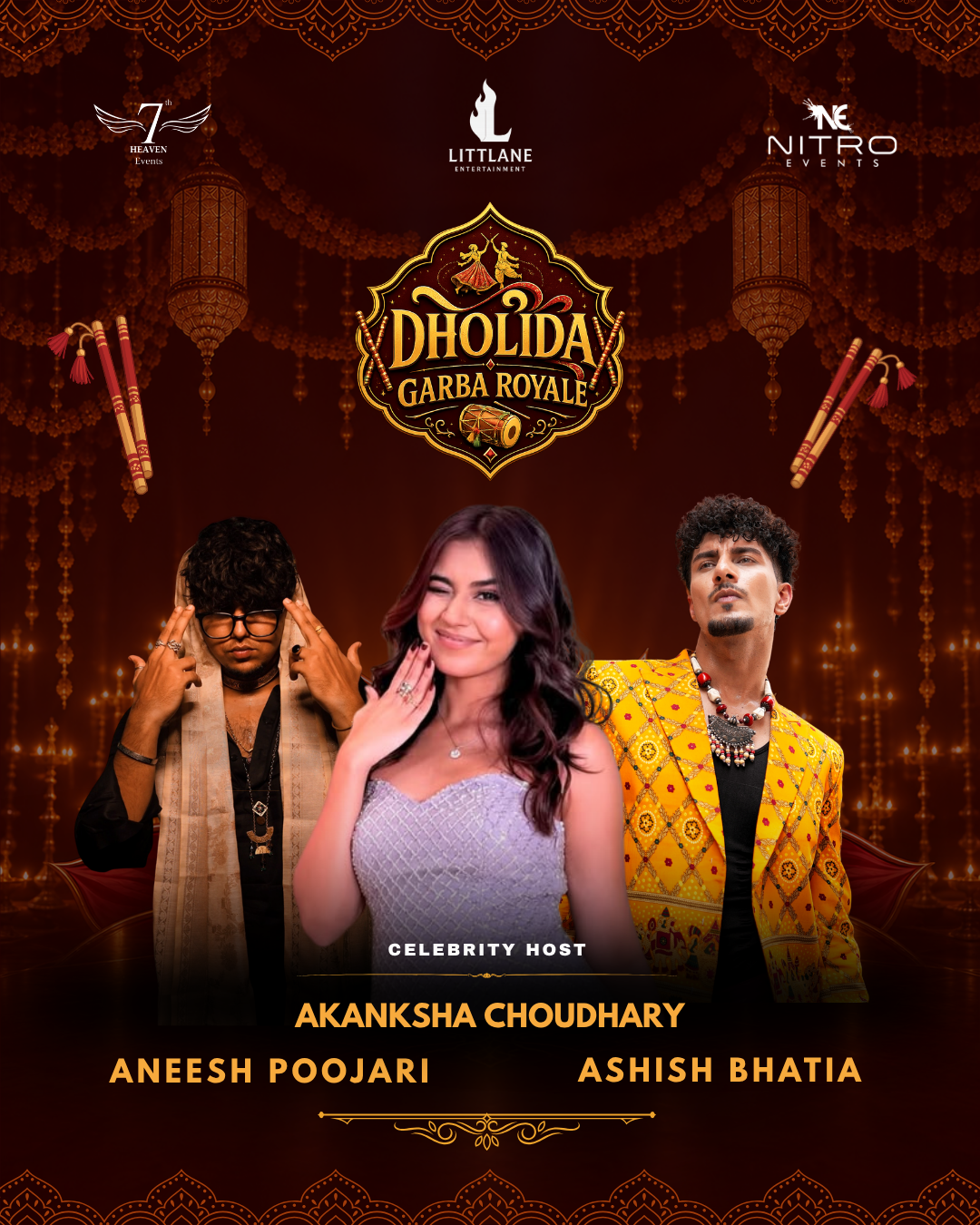 Dholida Garba Royale lineup